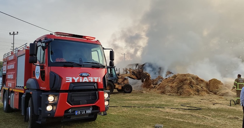 Burdur’daki Yangın Korkuttu!