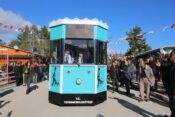 Tefenni’de Yerli Elektrikli Tramvay “Ayaz Ata” Hizmete Girdi