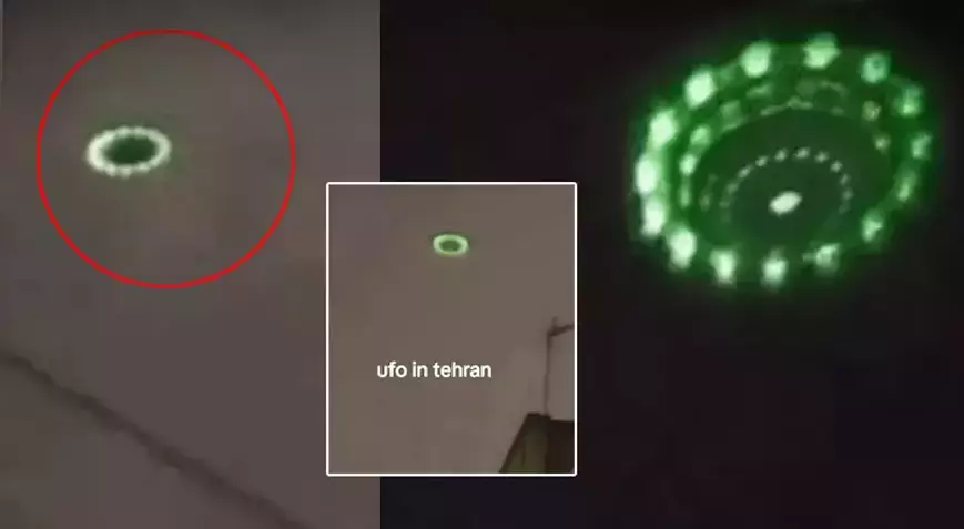 İran Tahran UFO Görüntüleri Gündem Oldu, Olay Görüntüler